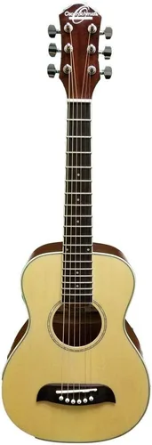 Miniatura 2 de Oscar Schmidt Guitarra acústica OGHS de 6 cuerdas de tamaño 1/2, rosa, (OGHSP-A)