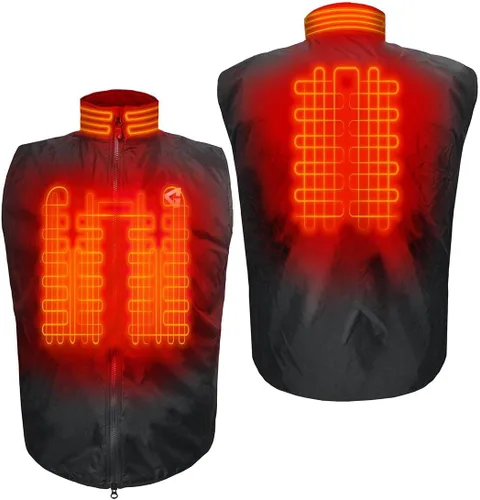 Miniatura 3 de Gerbing Unisex 12 V Forro térmico para chaleco, resistente al viento, para motocicleta, deportes motorizados