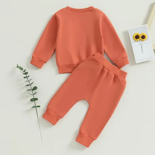 Miniatura 57 de Conjunto de sudadera con estampado para bebé y niña, sudadera larga para otoño e invierno