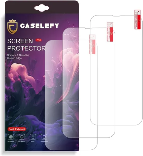 Miniatura 4 de 2.5D 9H Anti Scratch Ultra Fuerte Antihuellas Protector de pantalla de vidrio templado para iPhone 14 Pro Max (paquete de 3)