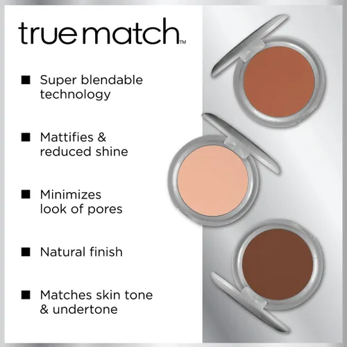 Miniatura 4 de L 'Oreal Paris, True Match, Polvo, 0.33 onzas, Suntan
