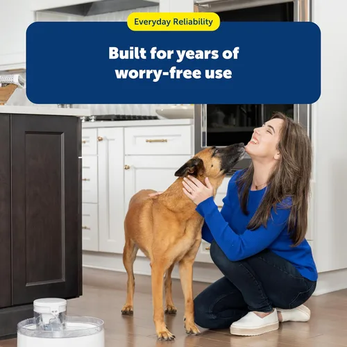 Miniatura 7 de PetSafe Outlast - Fuente para gatos, fomenta la hidratación saludable, diseño sin bomba con tecnología HydroSpin, cuenco de agua automático