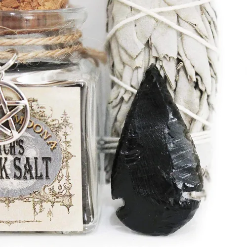 Miniatura 5 de UnaLunaMoona Kit de sal negra Wicca Sal negra para protección Brujería de sal negra Protección empática Sal de bruja Suministros