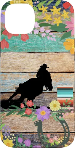 Miniatura 15 de Cute Serape Spring Flower Rodeo Western Horse Barrel Racing Case for iPhone 17