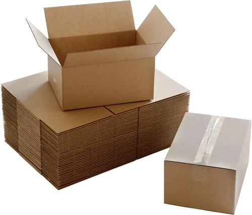 Miniatura 6 de Cajas de envío de 4 x 4 x 4 pulgadas, juego de 40, caja de cartón corrugado blanca para envío postal de documentación para pequeñas empresas Blanco