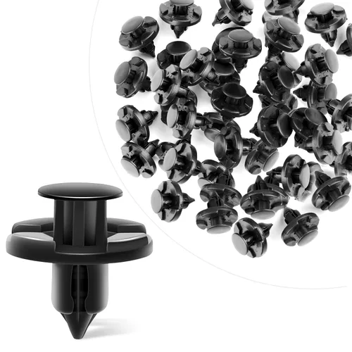Nissan o universal Pasadores de retén tipo empuje para guardabarros (Tamaño del agujero 8 mm, diámetro de la cabeza 20 mm, longitud del tallo 9 mm)