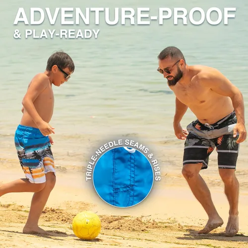 Miniatura 66 de Kanu Surf Traje de baño Yolo de secado rápido UPF 50+ para niños