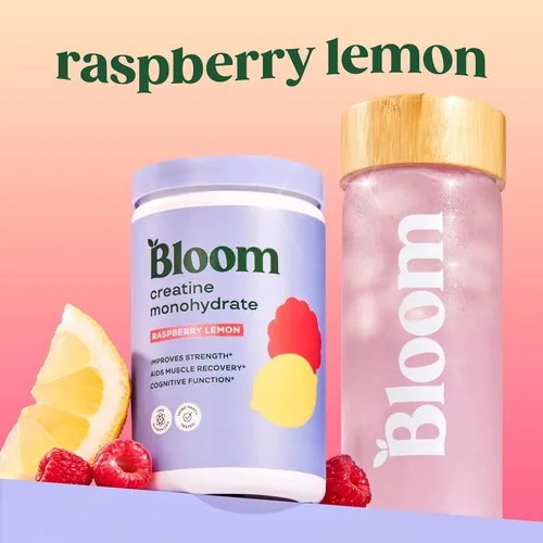 Miniatura 2 de Bloom Nutrition Monohidrato de creatina en polvo, 0.18 oz de creatina micronizada por porción, apoya la recuperación muscular, fuerza, resistencia