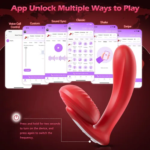 Miniatura 3 de Juguetes para adultos, vibrador portátil, aplicación 3 en 1, juguete sexual femenino con aplicación 3 en 1, vibrador de control remoto para pezón