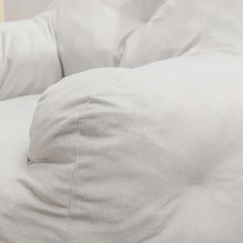 Miniatura 6 de Antetek Sillas puff para adultos y niños, moderna silla decorativa de tela de terciopelo ultra suave para sala de estar, dormitorio, apartamento