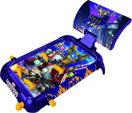 Miniatura 5 de LEXiBOOK Marvel Spider-Man, Pinball electrónico de mesa, juego de acción y reflejo para niños y familia, pantalla LCD, efectos de luz y sonido