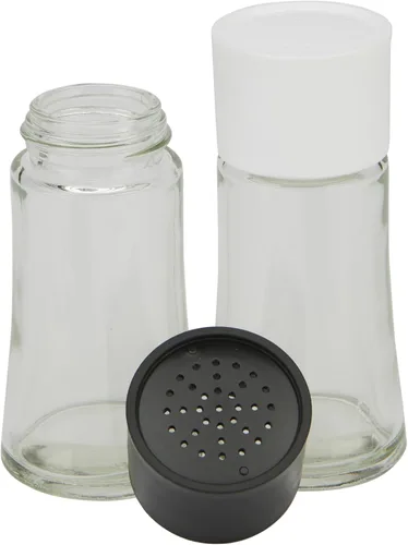 Miniatura 2 de Good Cook - Juego de salero y pimentero de cristal, 2 onzas, transparente
