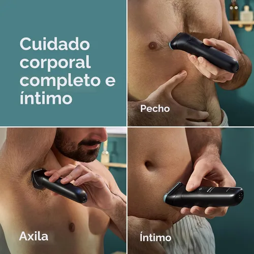 Miniatura 2 de Philips Bodygroom Series 5000, Recortadora de Ingle y Cuerpo a Prueba de Ducha, Afeitado Cercano y Cómodo, Aseo Corporal Completo Incluyendo