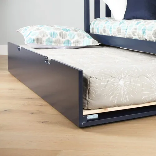 Miniatura 4 de Max & Lily - Cama corrediza individual, color azul.
