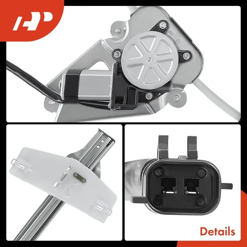 Miniatura 8 de A-Premium Reemplazo del elevalunas delantero lateral del conductor y del motor para Jeep Liberty KJ 2002-2007, lado delantero izquierdo