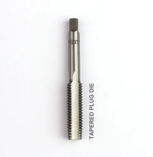 Miniatura 6 de EFFICERE Juego de 40 piezas de roscas y troqueles de alta calidad, roscas métricas M3, M4, M5, M6, M7, M8, M10, M12, ambos tipos gruesos y finos