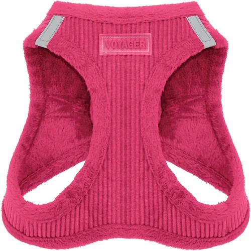 Miniatura 24 de Best Pet Supplies - Arnés para todo clima de malla y felpa, reflectante y antitirones, para perros/gatos pequeños/medianos, cierre de gancho y felpa