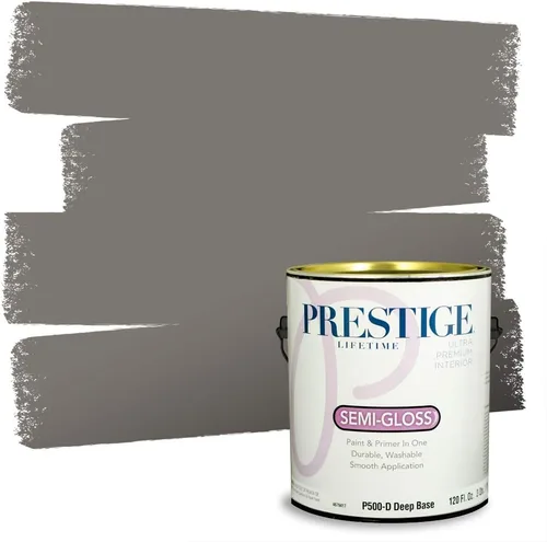 Miniatura 31 de PRESTIGE Paints - Pintura interior e imprimación en uno, 1 galón, cáscara de huevo, pimienta envejecida
