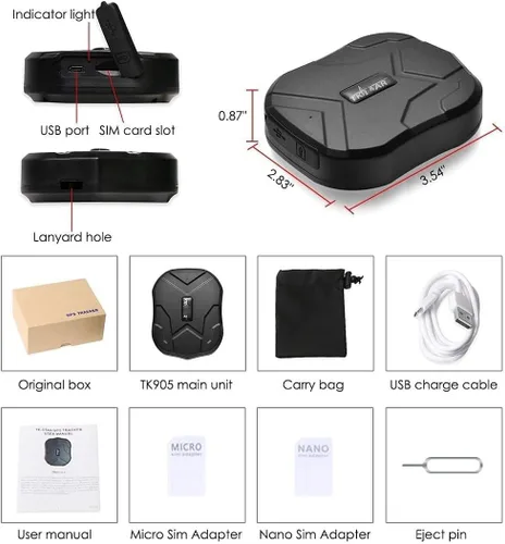 Miniatura 8 de TKSTAR - Rastreador GPS 4G para vehículos, localizador magnético oculto de GPS para automóvil, dispositivos de seguimiento de vehículos en tiempo