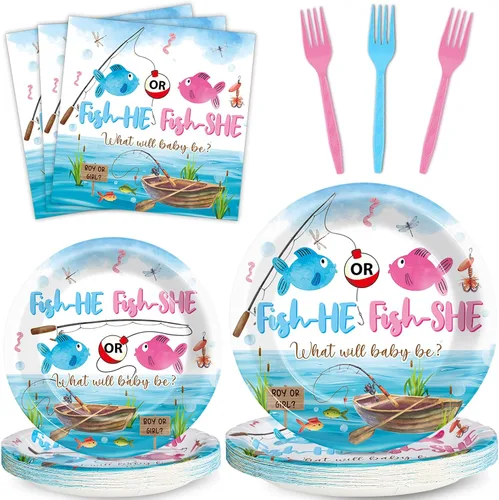 Miniatura 55 de 96 piezas de decoraciones de vaquera, suministros de fiesta, platos de papel con estampado de vaca, platos y servilletas desechables occidentales