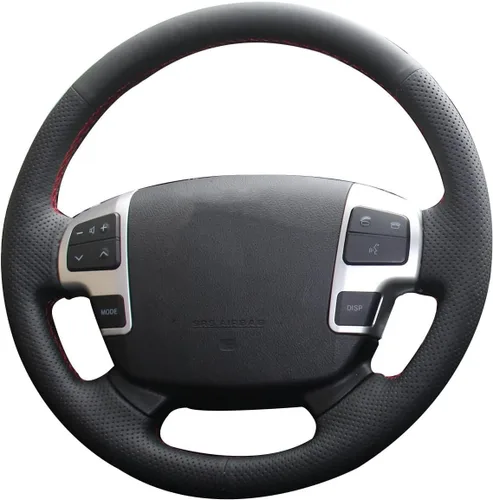Miniatura 9 de Loncky - Fundas de volante personalizadas de cuero genuino para Toyota Land Cruiser 2008-2015/Tundra 2007 2008 2009 2010 2011 2012 2013/Sequoia 2008