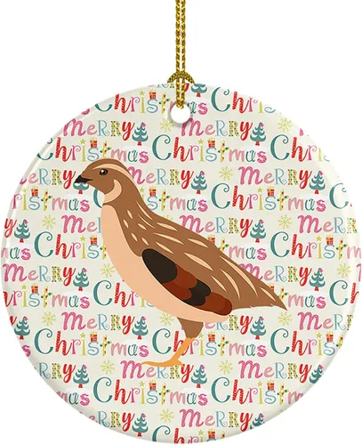 Miniatura 39 de Caroline's Treasures Adorno de cerámica de avestruz común para árbol de Navidad, decoración colgante para el hogar, Navidad, vacaciones, fiesta