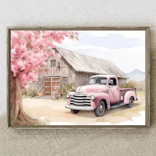 Miniatura 20 de BACKYMRJCART Arte de pared vintage de paisaje de campo de flores silvestres, paisaje, paisaje rústico, arte de pared, naturaleza, prado, pintura