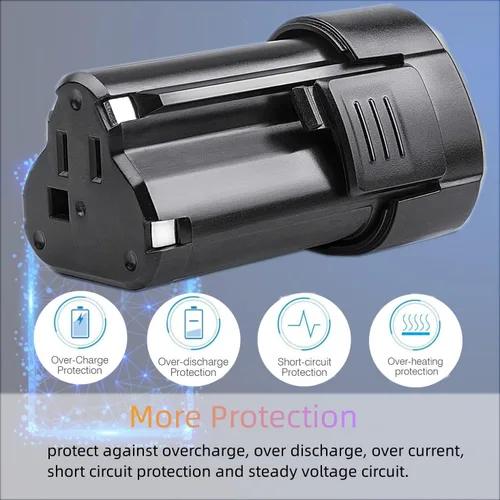 Miniatura 4 de ARyee Batería de repuesto de 12V 3000mAh para Rockwell RW9300 WA3503 WA3504 WA3505 RK2515K2 RK2514K2 Batería de alimentación inalámbrica de litio (2)