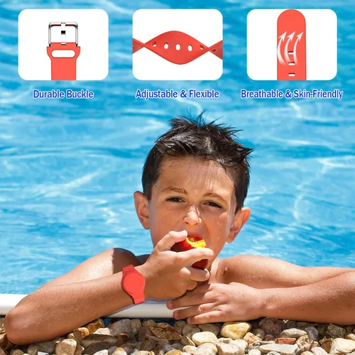 Miniatura 6 de R-fun Impermeable para Brazaletes Air Tag [Paquete de 2] Compatible con Localizadores Apple Air Tag, Funda Protectora de Silicona Suave, Anti