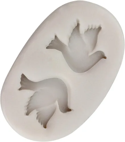 Miniatura 9 de Molde de silicona de comunión para fondant de paloma para decoración de pasteles, decoración de cupcakes, pasta de goma de chocolate, arcilla