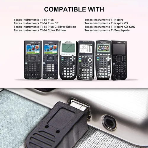 Miniatura 3 de Cable de carga de 5 pies, adaptador de fuente de alimentación de CA compatible con Texas Instruments TI-84 Plus CE, calculadora gráfica TI Nspire CX