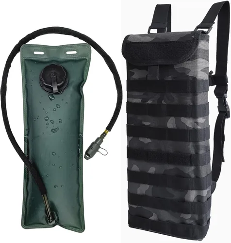 Miniatura 9 de Tactical MOLLE Hydration Pack Carrier Backpack with 3L Water Bladder for Outdoor Sports