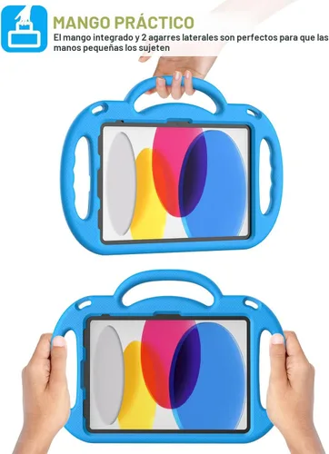 Miniatura 6 de Funda SUPLIK para niños para el nuevo iPad de 11ª generación (A16) de 11 pulgadas 2025 y 10ª generación de 10.9" 2022 y Air 11" 2025/2024 y Air Azul