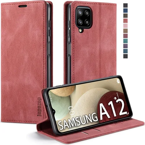 Miniatura 39 de Funda para Samsung Galaxy A13 5G, Samsung Galaxy A13 5G con tarjetero [bloqueo RFID] atril magnético, funda de cuero con tapa para Samsung Galaxy