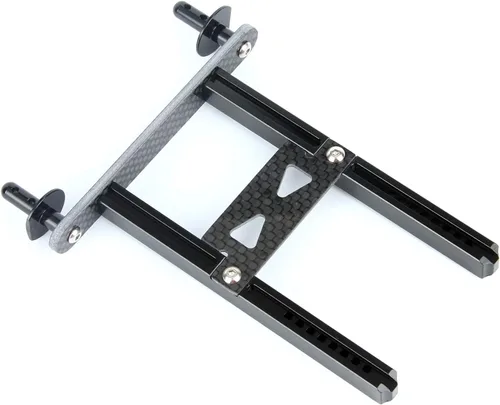Miniatura 2 de LCX Racing 1/10th RC Crawler Car Aluminio y fibra de carbono Poste de montaje de cuerpo trasero para Traxxas TRX4, actualizaciones de piezas