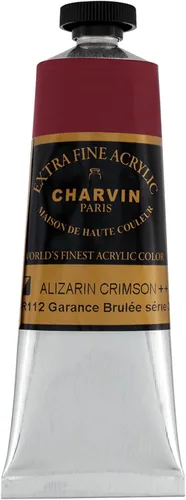 Miniatura 92 de Charvin Pintura acrílica profesional extrafina – verde absenta, tubo de 2.1 fl oz, pigmentos de triple fresado, resistente a la luz, pinturas