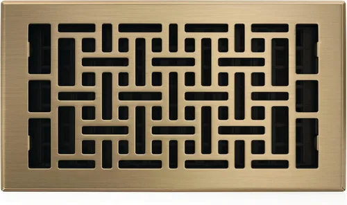 Miniatura 16 de Decor Grates Registro de suelo oriental AJH412-RB, 4 x 12 pulgadas, acabado de bronce frotado bronce (Rubbed Bronze Finish)