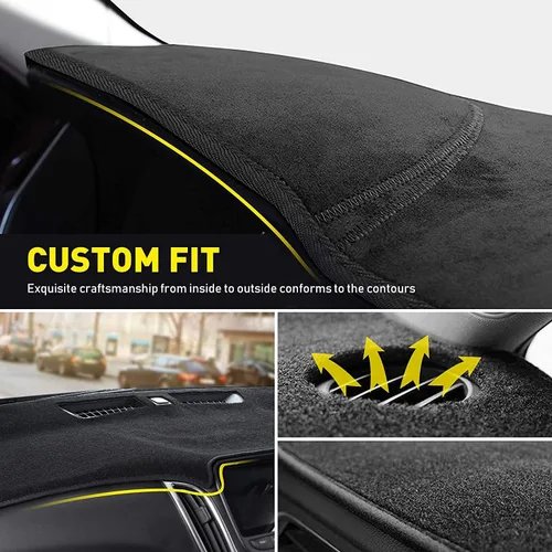 Miniatura 2 de MODIGT Alfombrilla para cubierta de salpicadero Compatible con Nissan Altima 2007 2008 2009 2010 2011 2012 Nissan Altima Sedán Coupé Protector