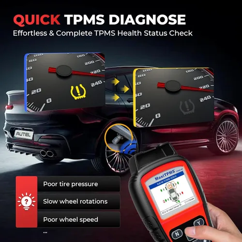 Miniatura 6 de Autel MaxiTPMS TS508WF TPMS Herramienta de programación, WiFi 2026 Ver. de TS508 TS501 Pro TS408S, sensores TPMS Program Autel (315/433MHz), TPMS