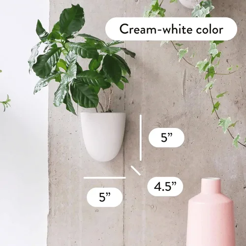 Miniatura 2 de Make Good PlantPod Luxe - Macetas de pared con riego automático (juego de 3, verde bosque), fáciles de regar e instalar, ligeras, diseña tu propio