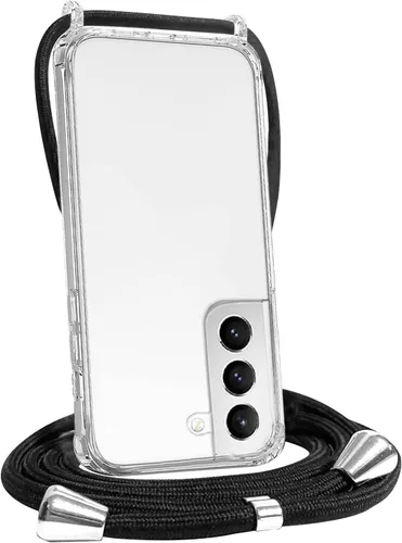 Miniatura 21 de Funda transparente compatible con Samsung Galaxy S22 Ultra con correa ajustable para el cuello, funda cruzada para Galaxy S22 Ultra, TPU