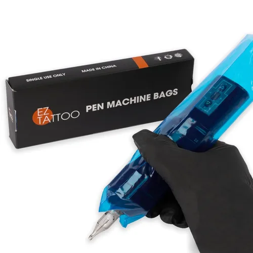 Miniatura 11 de EZ - Fundas para máquina de tatuaje, 200 unidades (2.4 x 7 pulgadas), bolsas de máquina desechables ecológicas para bolígrafos de tatuaje, fundas