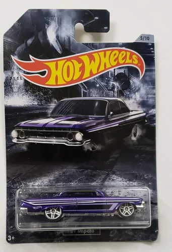 Hot Wheels 2020 American Steel Muscle Car Series '61 Impala 5/10 Púrpura