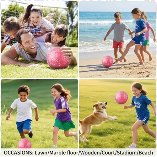 Miniatura 5 de Picador Size 3 Soccer Ball Pink Soccer Balls for Kids Ages 3-6 6-8 8-10 Boys Girls Sports Training & Outdoor Play with Pump Gift