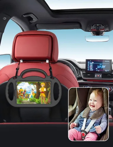 Miniatura 7 de Funda para Niños para iPad Mini 7 (A17 Pro) 2024/ Mini 6 2021, Funda para iPad Mini 7ª/6ª Generación con Correa para Hombro - Resistente a Golpes
