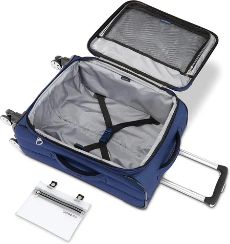 Miniatura 6 de Samsonite Aspire DLX Softside - Maleta expandible con ruedas giratorias, Azul (Blue Depth), Aspire Dlx Softside - Equipaje expandible con spinners