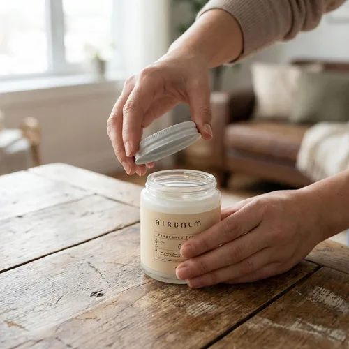 Miniatura 2 de Air Balm Eliminador de olores sólido, 5.3 oz (150 g), hasta 90 días, para habitación, cocina, baño y armario, aroma a almizcle acuoso