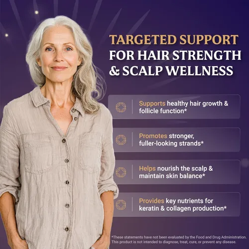 Miniatura 3 de EVERFAITH Hair Formula Plus - Vitaminas para el crecimiento del cabello - Biotina para el crecimiento del cabello para mujeres y hombres