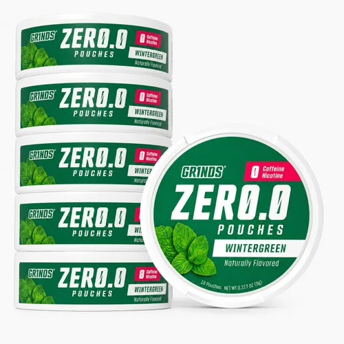 Miniatura 27 de Bolsas de energía Grinds - Bolsas de cafeína natural - Contiene vitaminas B, sin azúcar y 0 calorías - 80 mg de cafeína en cada bolsa - Genciana