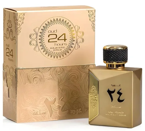 Miniatura 2 de Ard Al Zaafaran Oud 24 Hours Majestic Gold Eau de Parfum Spray para Unisex, 3.4 onzas